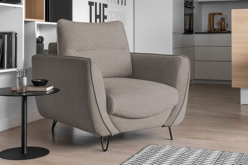 Lence Fåtölj - Beige - Möbler - Stolar & fåtöljer - Fåtölj