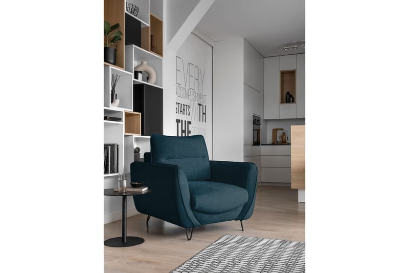 Lence Fåtölj - Blå - Möbler - Stolar & fåtöljer - Fåtölj