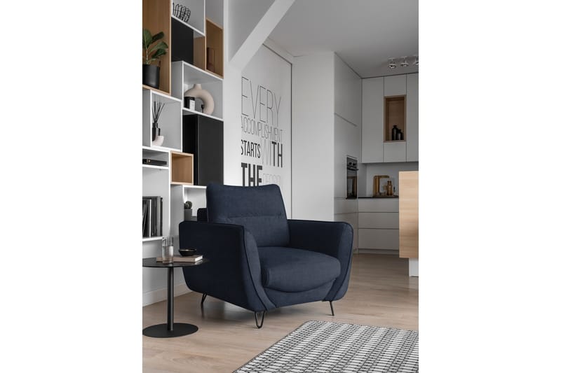 Lence Fåtölj - Blå - Möbler - Stolar & fåtöljer - Fåtölj