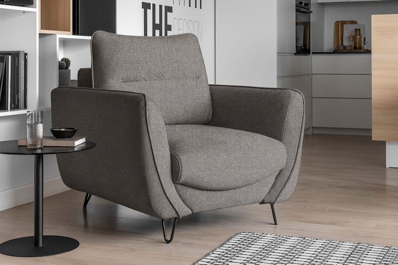Lence Fåtölj - Grå - Möbler - Stolar & fåtöljer - Fåtölj