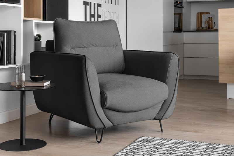 Lence Fåtölj - Grå - Möbler - Stolar & fåtöljer - Fåtölj