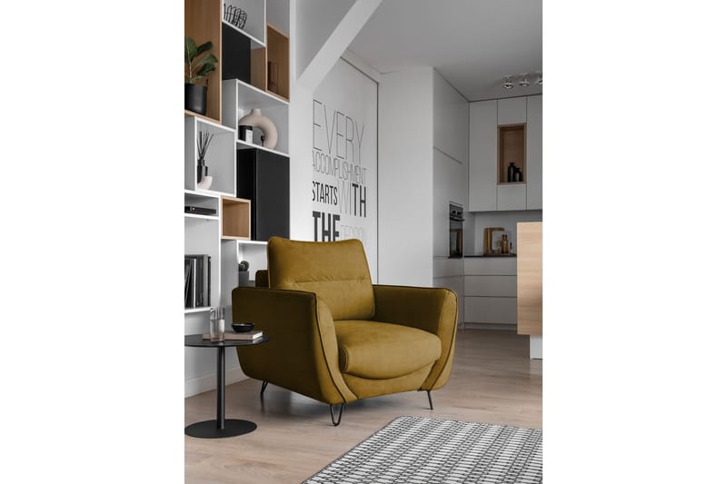 Lence Fåtölj - Gul - Möbler - Stolar & fåtöljer - Fåtölj