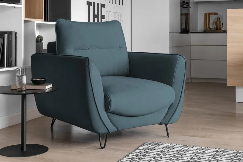 Lence Fåtölj, Ljusblå