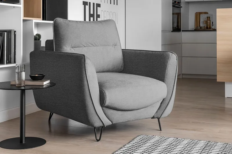 Lence Fåtölj - Ljusgrå - Möbler - Stolar & fåtöljer - Fåtölj