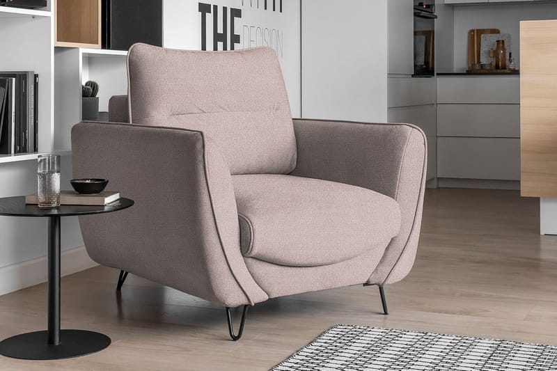 Lence Fåtölj - Ljusrosa - Möbler - Stolar & fåtöljer - Fåtölj