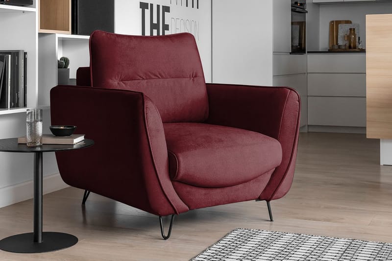 Lence Fåtölj, Röd