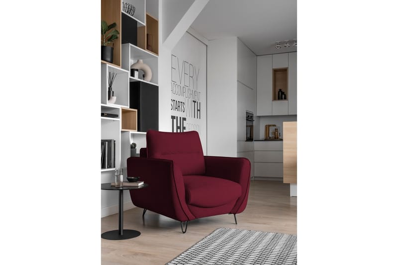 Lence Fåtölj - Röd - Möbler - Stolar & fåtöljer - Fåtölj