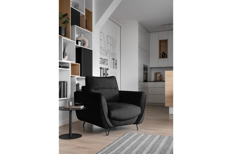 Lence Fåtölj - Svart - Möbler - Stolar & fåtöljer - Fåtölj