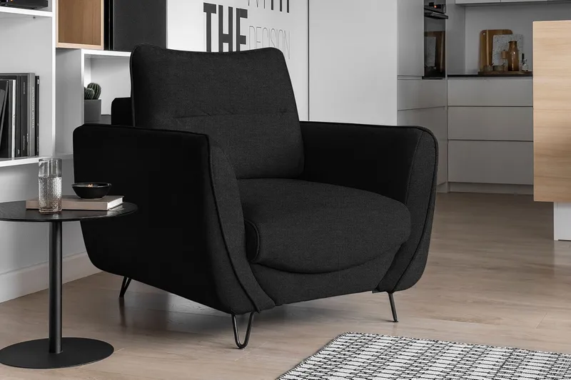 Lence Fåtölj - Svart - Möbler - Stolar & fåtöljer - Fåtölj