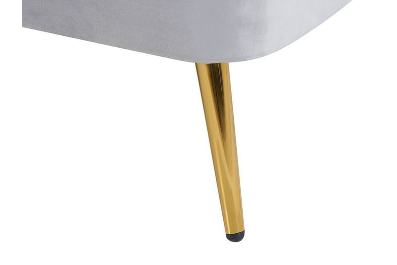 Allier Schäslong Vänster - Sammet/Grå - Möbler - Stolar & fåtöljer - Fåtölj - Liggfåtölj