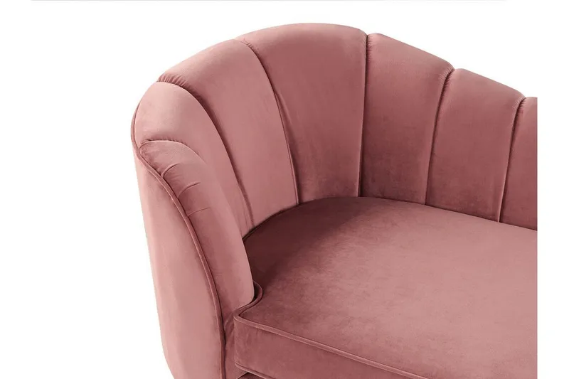 Allier Schäslong Vänster - Sammet/Rosa - Möbler - Stolar & fåtöljer - Fåtölj - Liggfåtölj