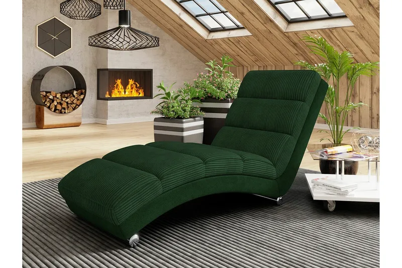 Kintore Liggfåtölj 62 cm 84x Dark green - Möbler - Stolar & fåtöljer - Fåtölj - Liggf åtölj