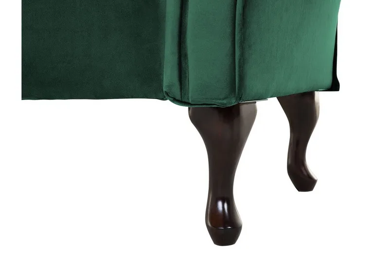 Lattes Schäslong Höger - Sammet/Grön - Möbler - Soffa - Dagbäddar