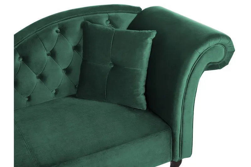 Lattes Schäslong Höger - Sammet/Grön - Möbler - Soffa - Dagbäddar