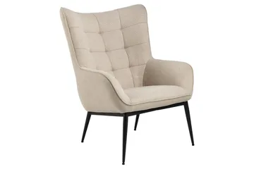 Ravinda Liggfåtölj - Beige - Möbler - Stolar & fåtöljer - Fåtölj - Öronlappsfåtölj