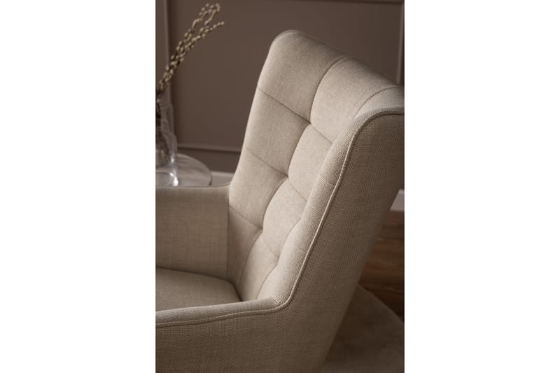 Ravinda Liggfåtölj - Beige - Möbler - Stolar & fåtöljer - Fåtölj - Öronlappsfåtölj
