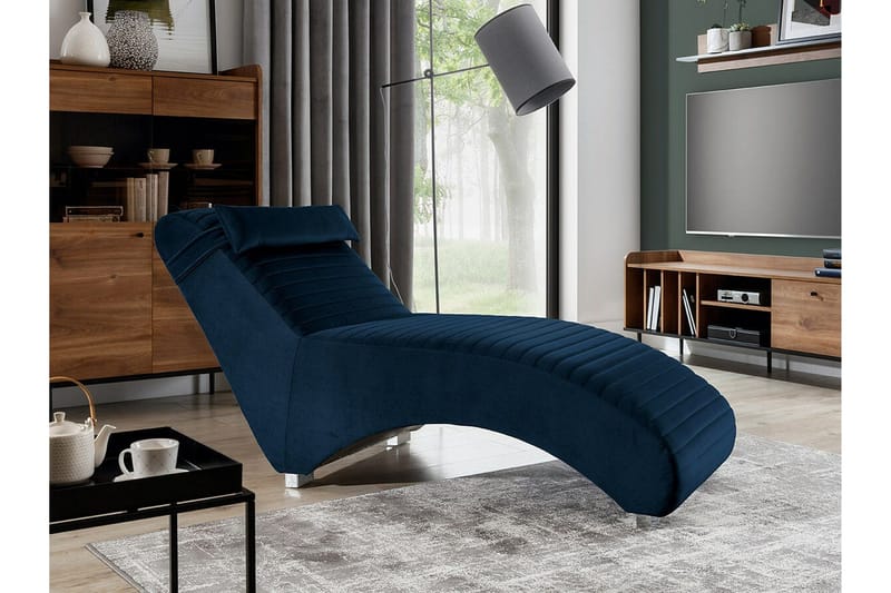 Staffin Liggfåtölj 73 cm NO_BRAND Dark blue - Möbler - Stolar & fåtöljer - Fåtölj - Liggfåtölj