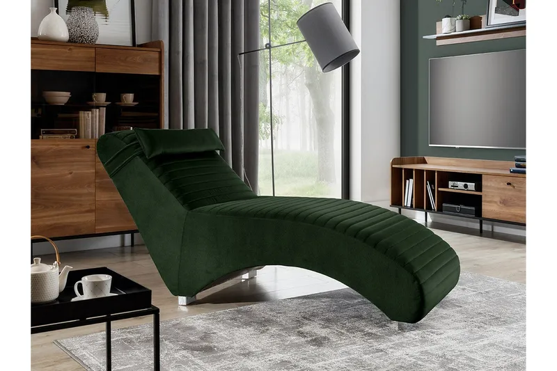 Staffin Liggfåtölj 73 cm NO_BRAND Dark green - Möbler - Stolar & fåtöljer - Fåtölj - Liggfåtölj