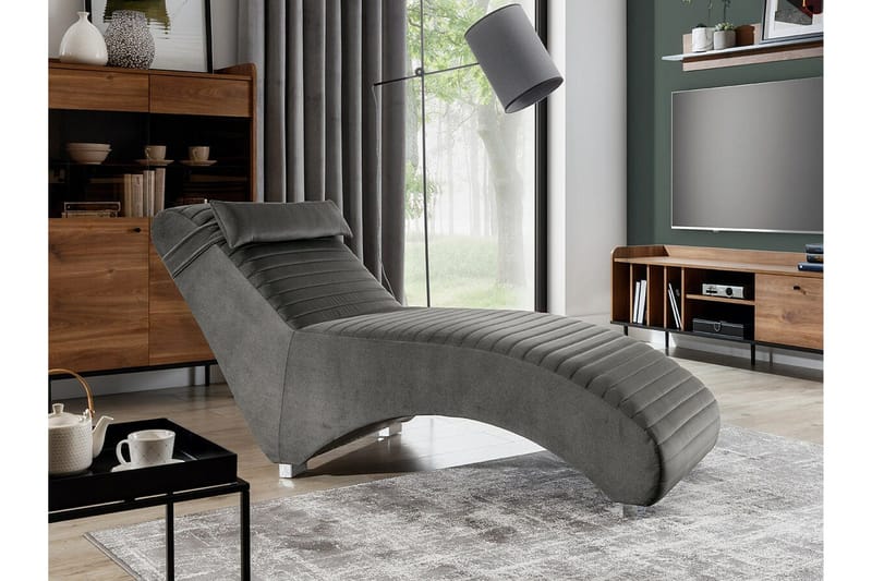 Staffin Liggfåtölj 73 cm NO_BRAND Dark grey - Möbler - Stolar & fåtöljer - Fåtölj - Liggfåtölj