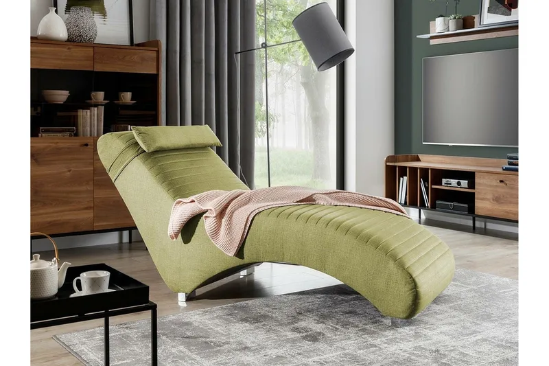 Staffin Liggfåtölj 73 cm NO_BRAND Light green - Möbler - Stolar & fåtöljer - Fåtölj - Liggfåtölj