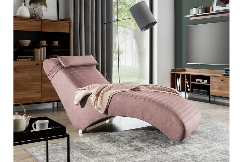 Staffin Liggfåtölj 73 cm NO_BRAND Pink - Möbler - Stolar & fåtöljer - Fåtölj - Liggfåtölj