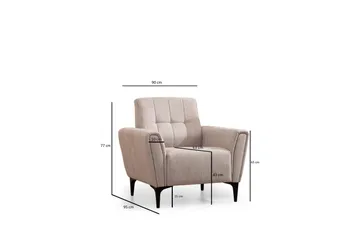 Lilesville Fåtölj - Beige - Möbler - Stolar & fåtöljer - Fåtölj