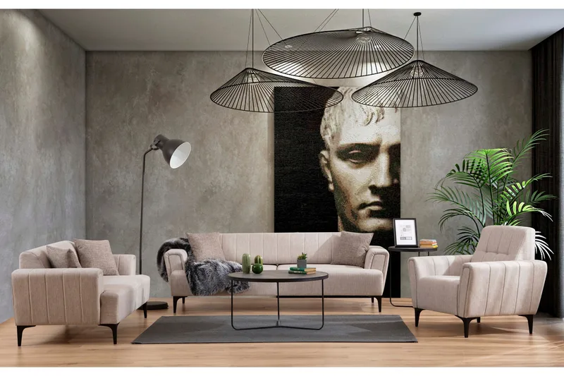 Lilesville Fåtölj - Beige - Möbler - Stolar & fåtöljer - Fåtölj