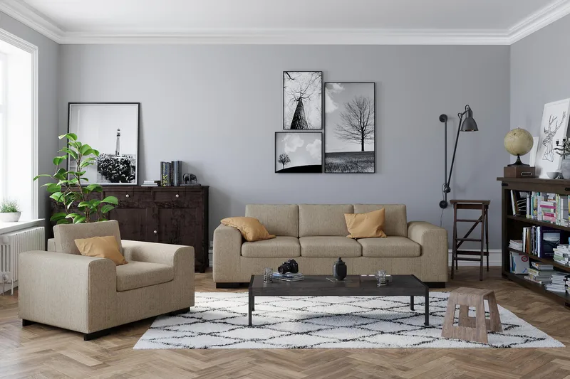 Link Fåtölj - Beige - Möbler - Stolar & fåtöljer - Fåtölj