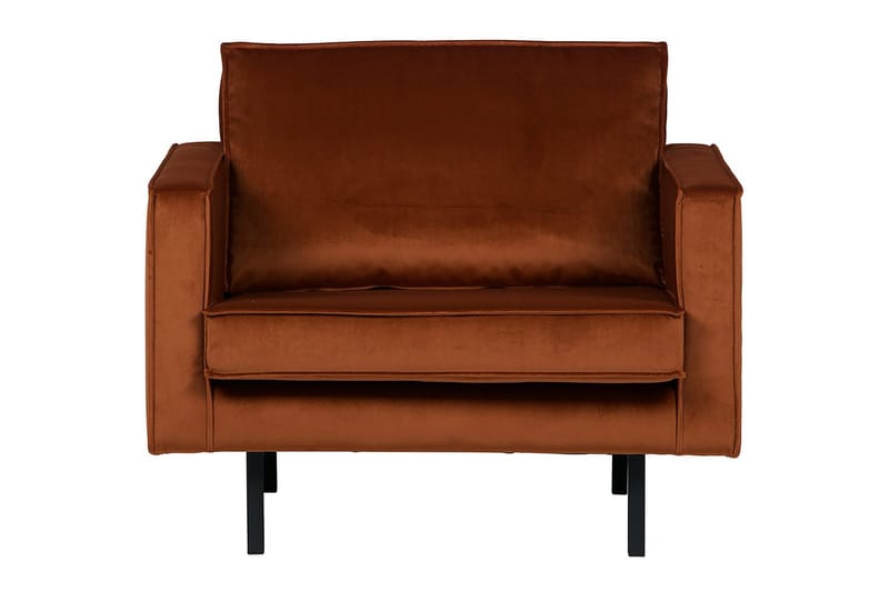 Lissbon Sammetsfåtölj - Rost - Möbler - Stolar & fåtöljer - Fåtölj