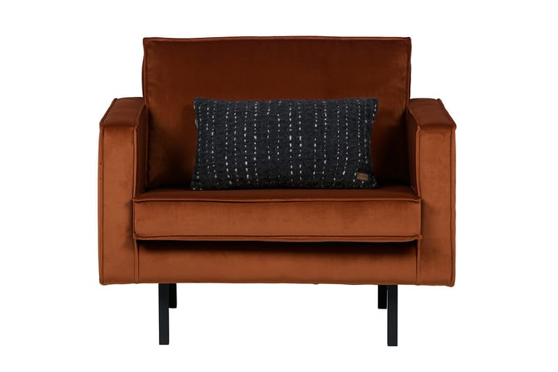 Lissbon Sammetsfåtölj - Rost - Möbler - Stolar & fåtöljer - Fåtölj