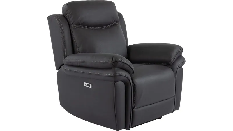 Livaro Reclinerfåtölj Elektrisk, Svart
