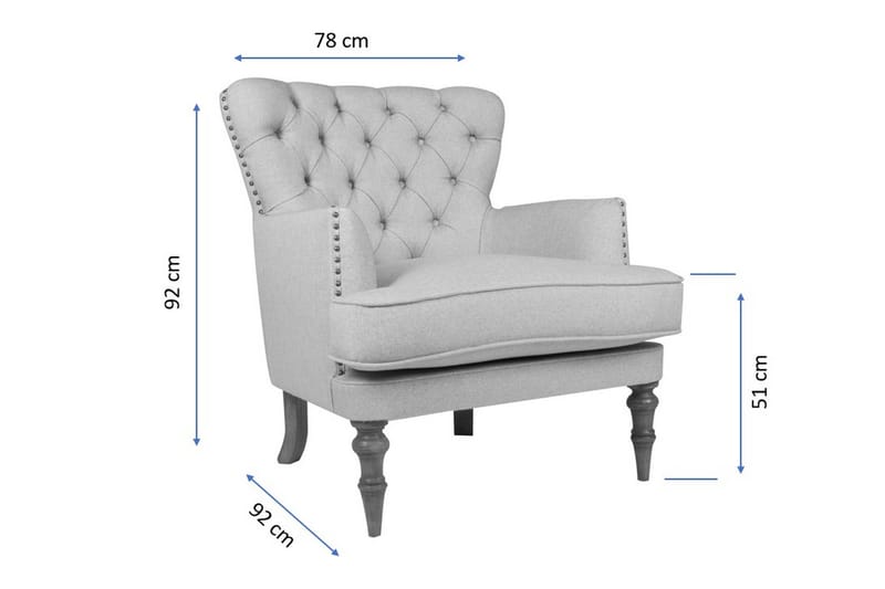 Londonia Fåtölj - Ljusbrun/Natur - Möbler - Stolar & fåtöljer - Fåtölj