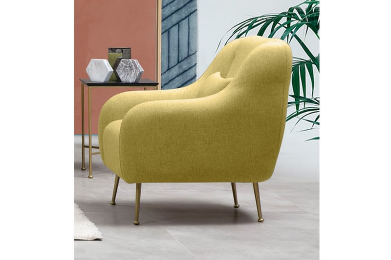 Longbush Fåtölj - Gul - Möbler - Stolar & fåtöljer - Fåtölj