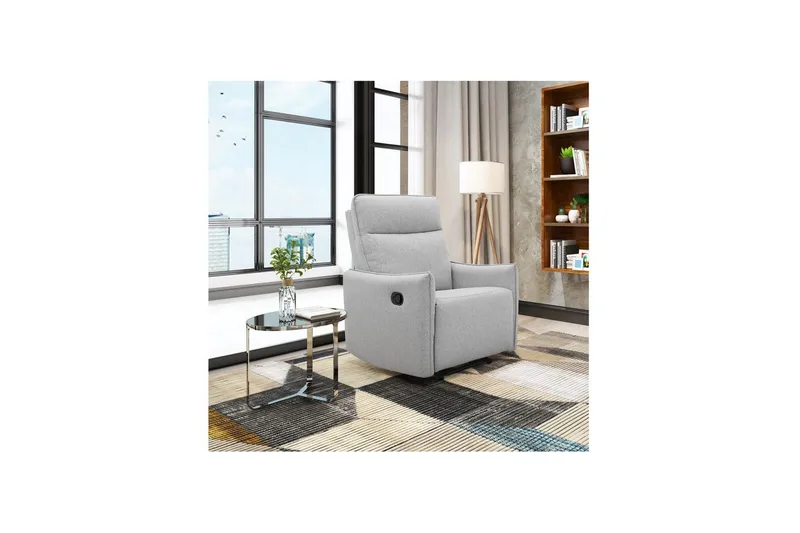 Lugo Liggfåtölj - Grå - Möbler - Stolar & fåtöljer - Fåtölj - Biofåtölj & reclinerfåtölj