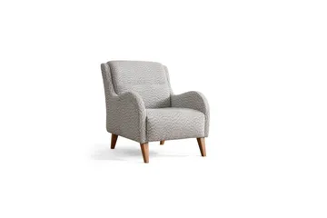 Mami Öronlappsfåtölj - Cream/Blå - Möbler - Stolar & fåtöljer - Fåtölj - Öronlappsfåtölj