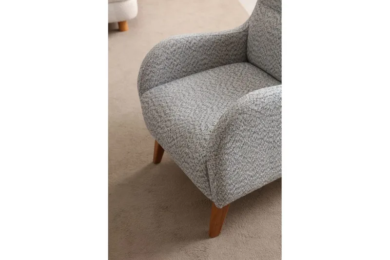 Mami Öronlappsfåtölj - Cream/Blå - Möbler - Stolar & fåtöljer - Fåtölj - Öronlappsfåtölj