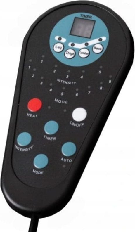 Massagefåtölj i beige PVC med fjärrkontroll - Cappuccino - Möbler - Stolar & fåtöljer - Fåtölj - Massagestol & massagefåtölj