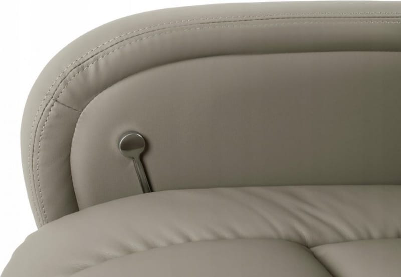 Massagefåtölj i beige PVC med fjärrkontroll - Cappuccino - Möbler - Stolar & fåtöljer - Fåtölj - Massagestol & massagefåtölj