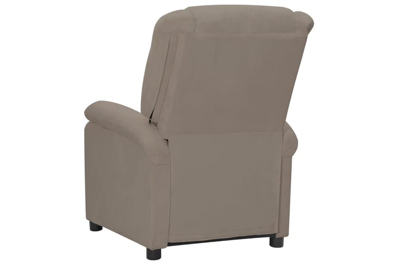 Massagefåtölj ljusgrå sammet - Ljusgrå - Möbler - Stolar & fåtöljer - Fåtölj - Massagestol & massagefåtölj