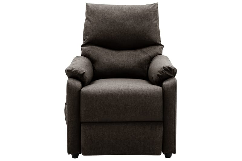 Massagefåtölj mörkbrun tyg - Mörkbrun - Möbler - Stolar & fåtöljer - Fåtölj - Massagestol & massagefåtölj