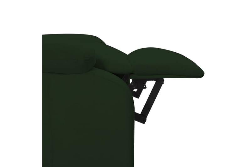 Massagefåtölj mörkgrön sammet - Mörkgrön - Möbler - Stolar & fåtöljer - Fåtölj - Massagestol & massagefåtölj
