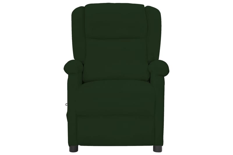 Massagefåtölj mörkgrön sammet - Mörkgrön - Möbler - Stolar & fåtöljer - Fåtölj - Massagestol & massagefåtölj
