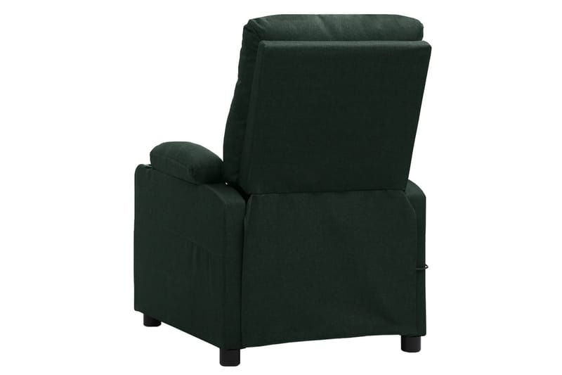 Massagefåtölj mörkgrön tyg - Grön - Möbler - Stolar & fåtöljer - Fåtölj - Massagestol & massagefåtölj