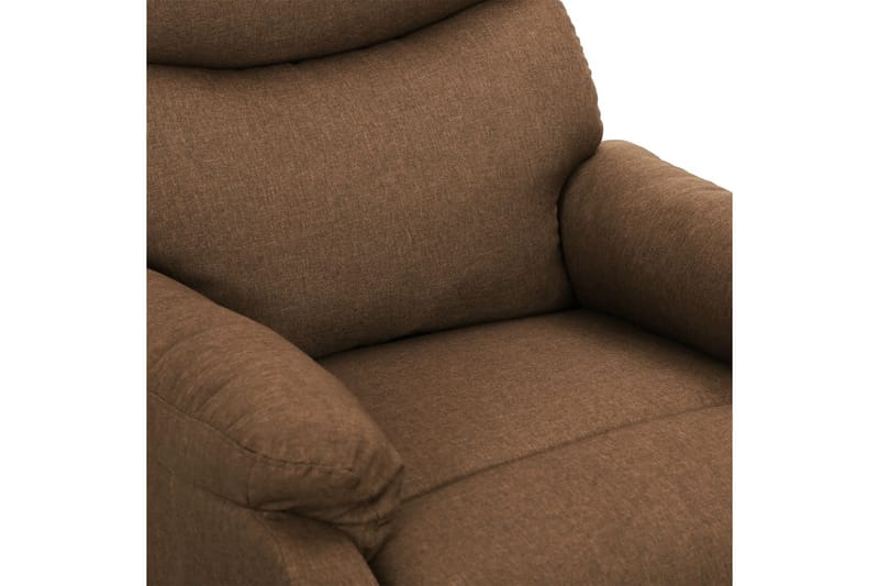 Massagefåtölj med uppresningshjälp taupe tyg - Brun - Möbler - Stolar & fåtöljer - Fåtölj - Massagestol & massagefåtölj