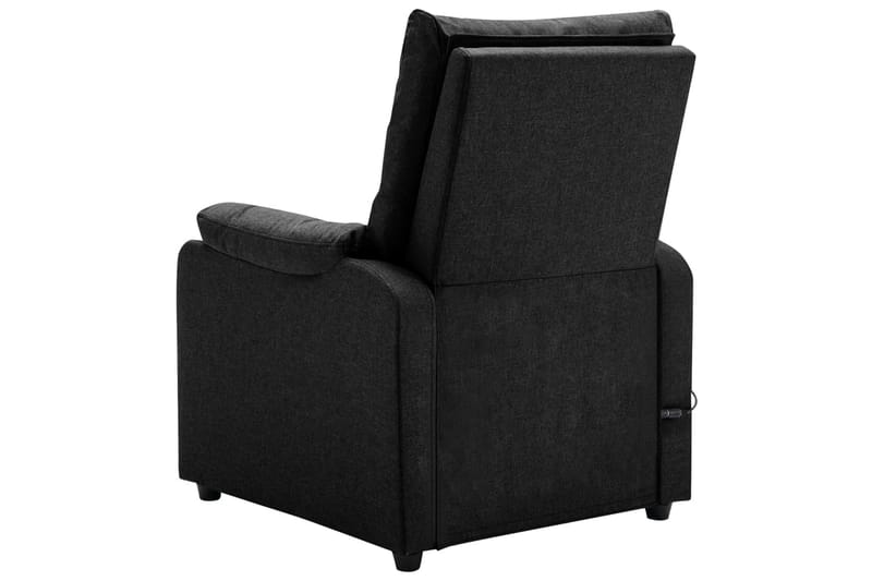 Massagefåtölj svart tyg - Svart - Möbler - Stolar & fåtöljer - Fåtölj - Massagestol & massagefåtölj