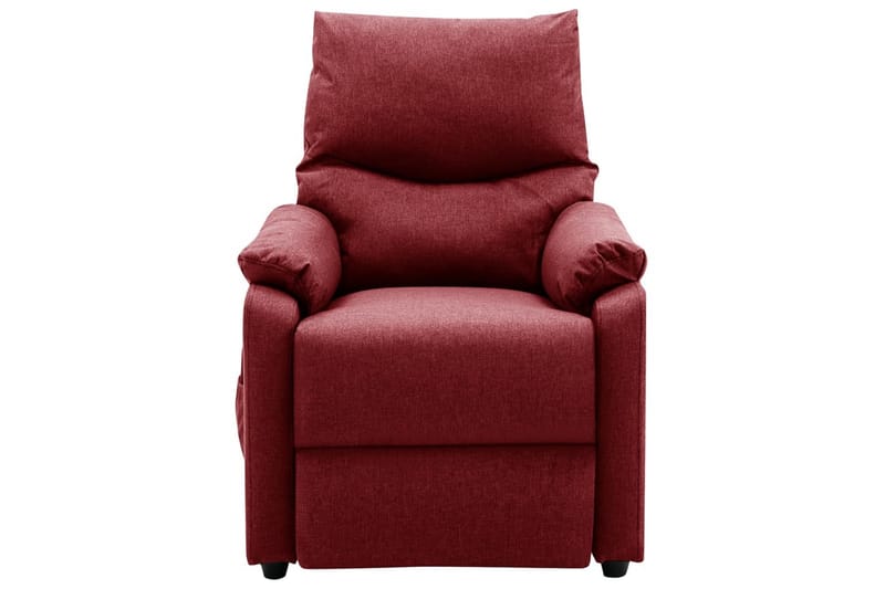 Massagefåtölj vinröd tyg - Vinröd - Möbler - Stolar & fåtöljer - Fåtölj - Massagestol & massagefåtölj