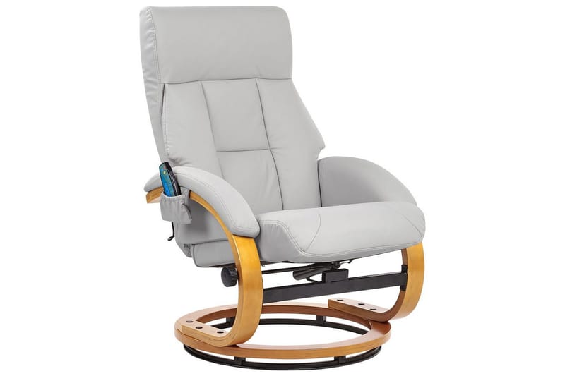 Massagestol Force - Grå, ljust trä - Möbler - Stolar & fåtöljer - Fåtölj - Massagestol & massagefåtölj