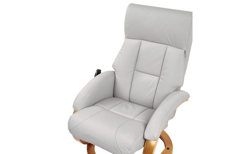 Massagestol Force - Grå, ljust trä - Möbler - Stolar & fåtöljer - Fåtölj - Massagestol & massagefåtölj