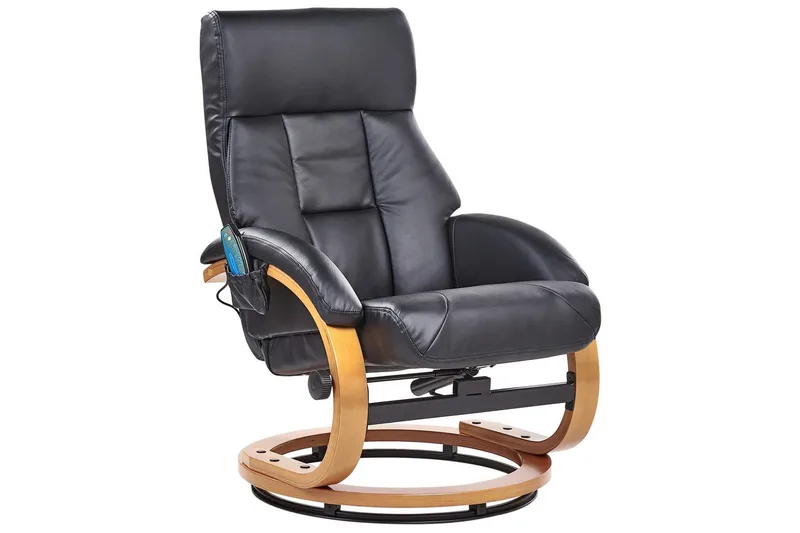 Massagestol Force - Svart, ljust trä - Möbler - Stolar & fåtöljer - Fåtölj - Massagestol & massagefåtölj