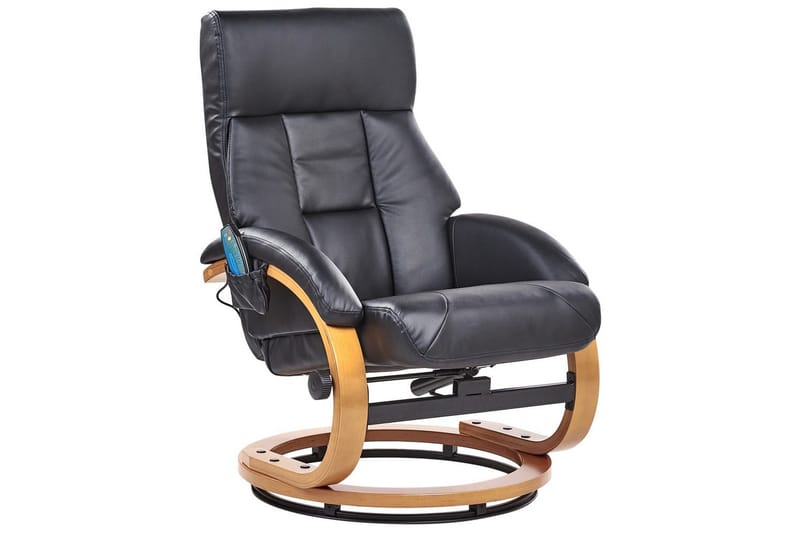 Massagestol Force - Svart, ljust trä - Möbler - Stolar & fåtöljer - Fåtölj - Massagestol & massagefåtölj